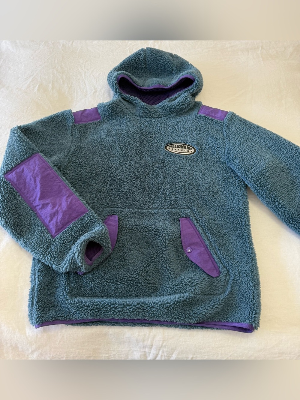 Billionaire Boys Club | Mens Large | Teal Purple Fleece Logo Streetwear
